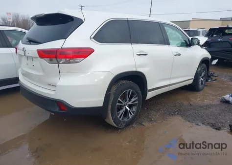 2017 Toyota Highlander Le/Le Plus из США, поврежденный, VIN 5TDBZRFH6HS462927